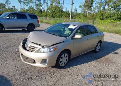 2013 Toyota Corolla Le z USA, uszkodzony, nr VIN 2T1BU4EE9DC990893